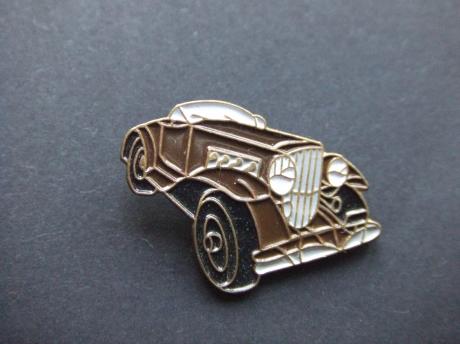 Duesenberg SJ , bouwjaar. 1927 Amerikaans luxe-automerk bruin model